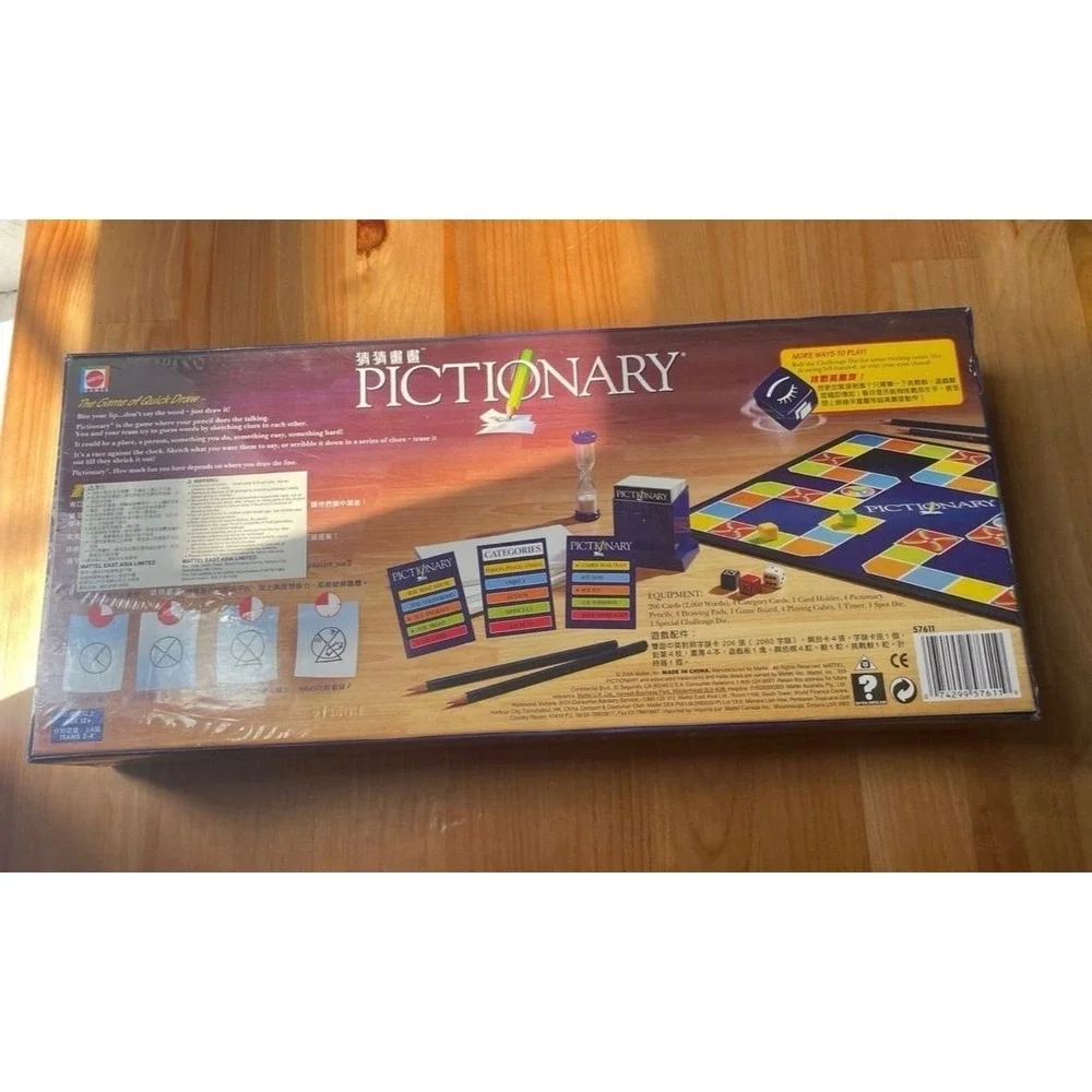 Vintage Brand New Sealed Pictionary Rare Hong Kong Edition